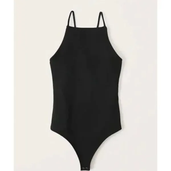 ✨ABERCROMBIE & FITCH Double-layered Seamless Fabric Boatneck Sz Medium Bodysuit✨ - Image 3