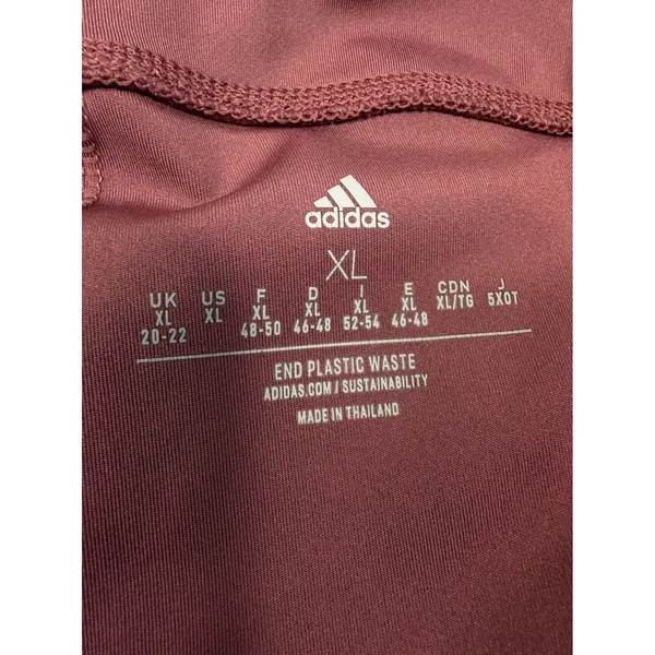 Adidas HEAT.RDY Skort Womens XL Burgundy Tennis Golf Pickleball Active Skort - Image 7