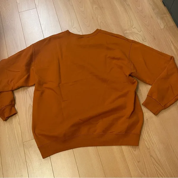 Texas Longhorns Hook ‘em Sweatshirt Orange Size M - Image 4