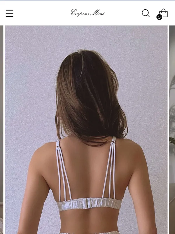 OH COCO! BRALETTE White Size XL - Image 3