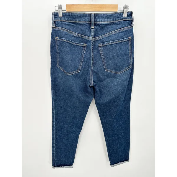Old Navy High Rise OG Straight Ankle Jeans‎ Twila Wash Blue Women Size 4 HO21 - Image 2