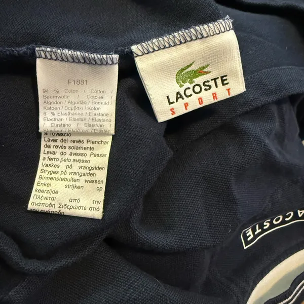 Lacoste Navy Blue France Golf Polo Dress - Image 7