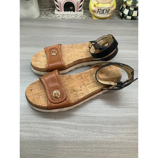 COACH SAHARA CORK SANDALS - Image 8