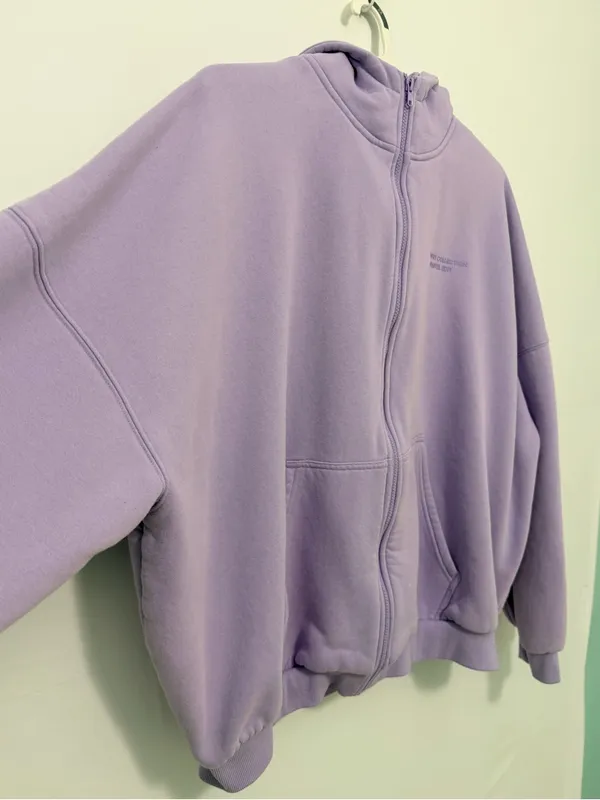 COMFRT Pastel collection Zip Hoodie size 2X lavender - Image 10