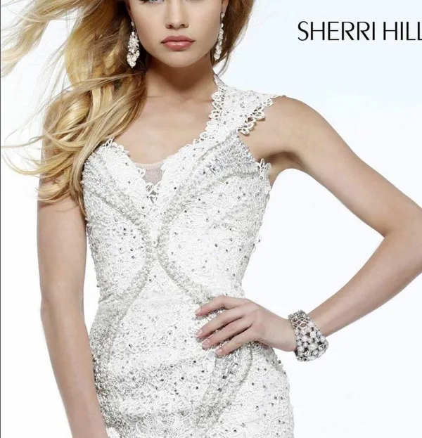 White Sherri Hill Dress - Image 2