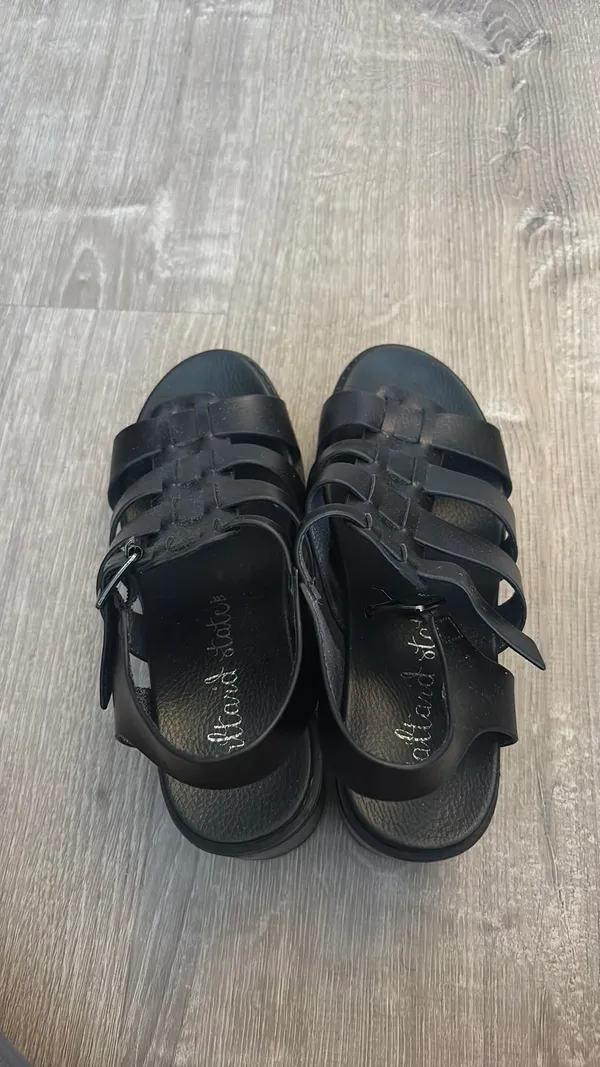 Altar'd State Black Platform Sandals  - Image 3