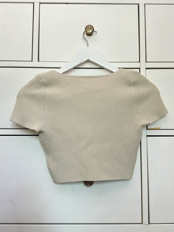 Aritzia Sculpt Knit Squareneck Top - Image 2
