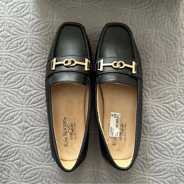 NIB/NWT Black Kim Rogers Cheryl Loafer Flats - Image 2