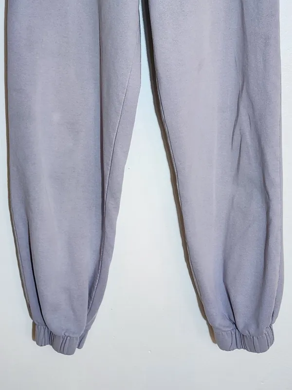 John Galt Light Purple-Gray Sweatpants One Size Flaw - Image 3