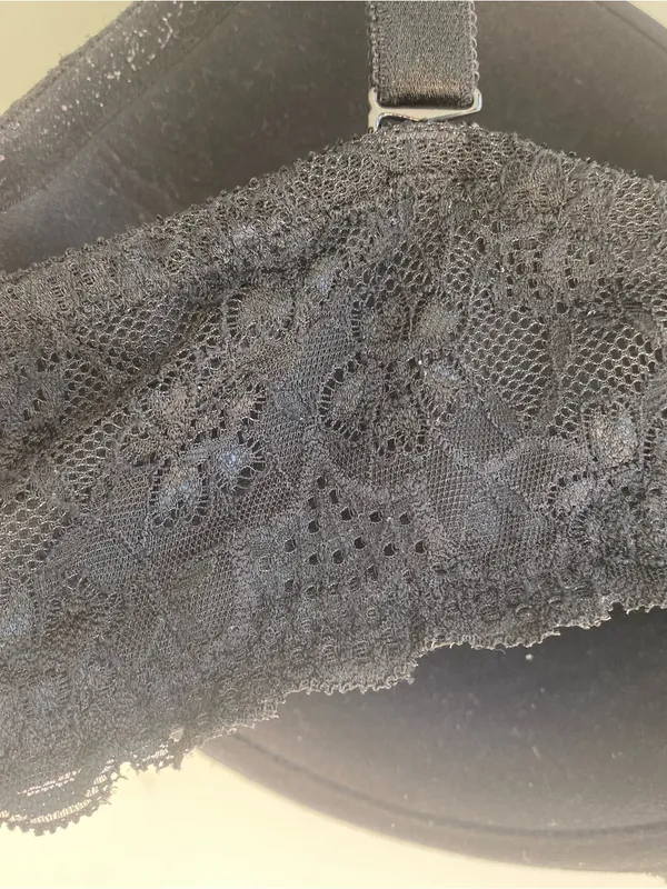 Torrid Curves bras set of 2 black and mauve lace padded push up full figure 42 D - Image 5