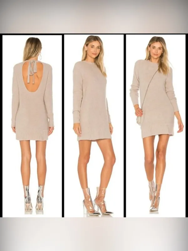 Lovers + Friends Revolve Knit Long Sleeve Sweater Dress - Image 2