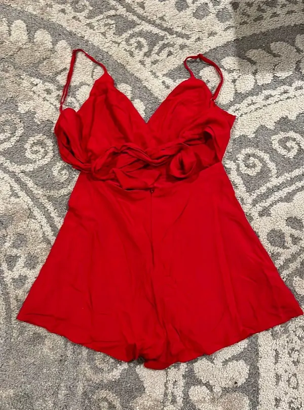 Lulus Red Romper - Image 3