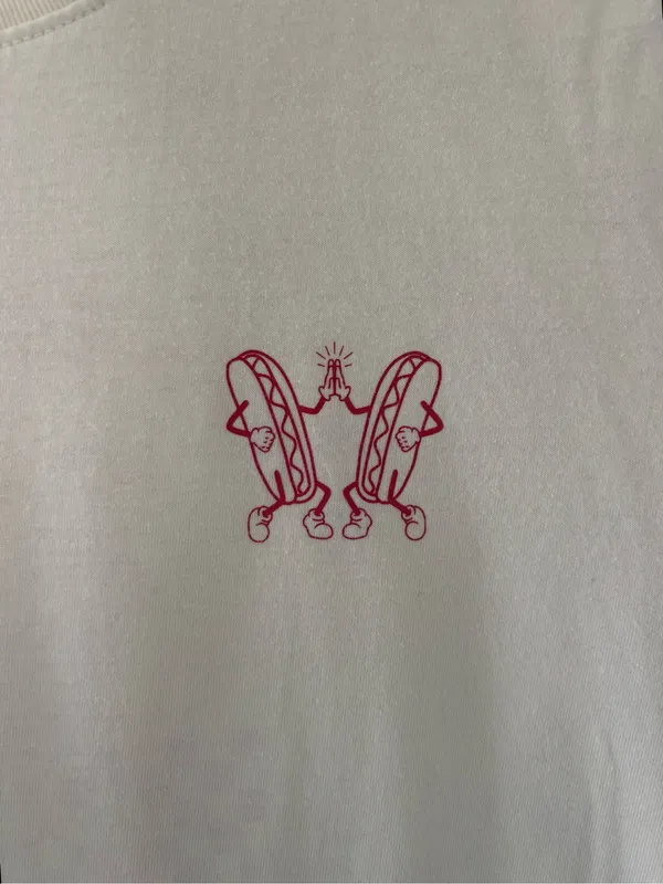 Universal Threads Cream Shirt with Red Details Size S - Image 2