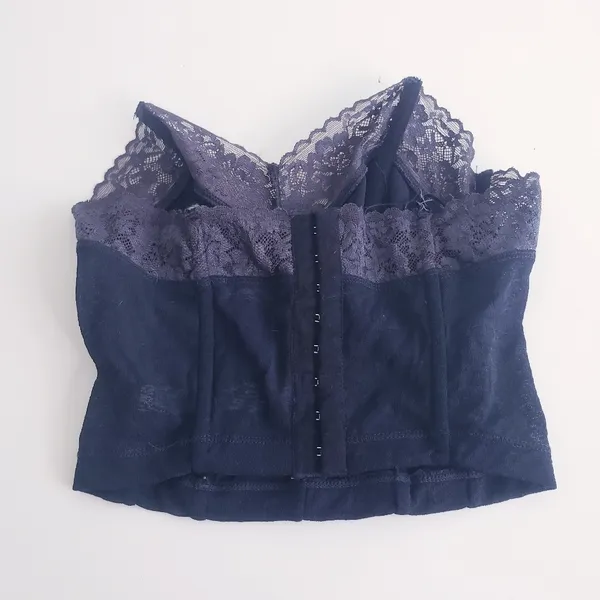 Free People Adore Me Corset Lace Cropped Top - Image 4