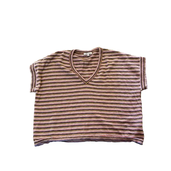 Madewell Striped Paulson Sweater Womens Medium‎ Boxy - Image 2