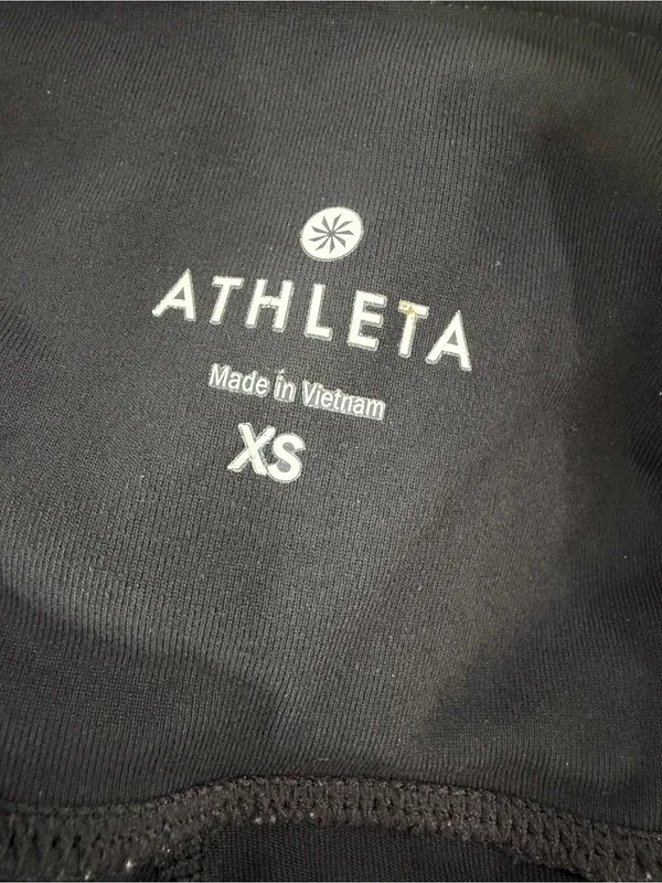 Athleta Black Leggings with Sheer Side Panels - Image 3
