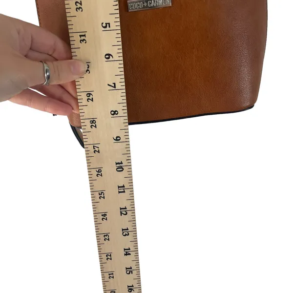 Coco + Carmen‎ Italian Commuter Crossbody Vegan Leather Purse - Image 7
