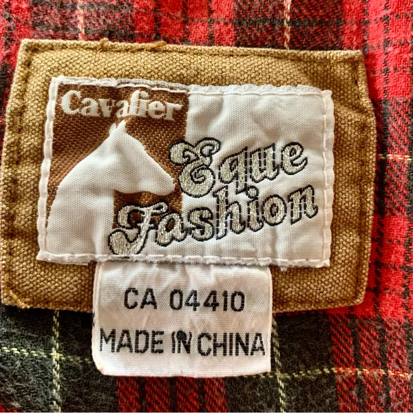 CAVALIER Vintage Equine Barn Jacket Size L - Image 7