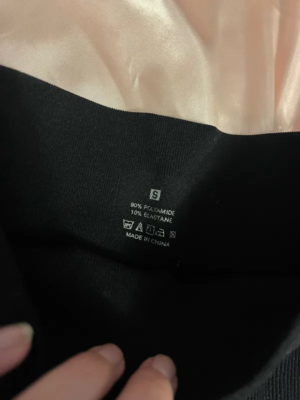 black flare leggings - Image 2