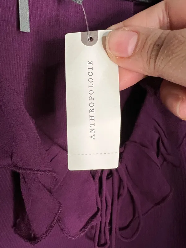 Anthropologie NWT‎ long Sleeve Ruffle Romantic Sweater - Image 5