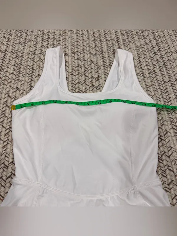 NWOT Halara White SoftlyZero Airy U Neck 2-in-1 Pocket Mini Active Dress - Image 11