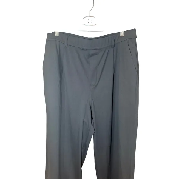 Halara NWT Flex DayStretch High‎ Waisted Pocket Straight Leg Work Pants Black XL - Image 3
