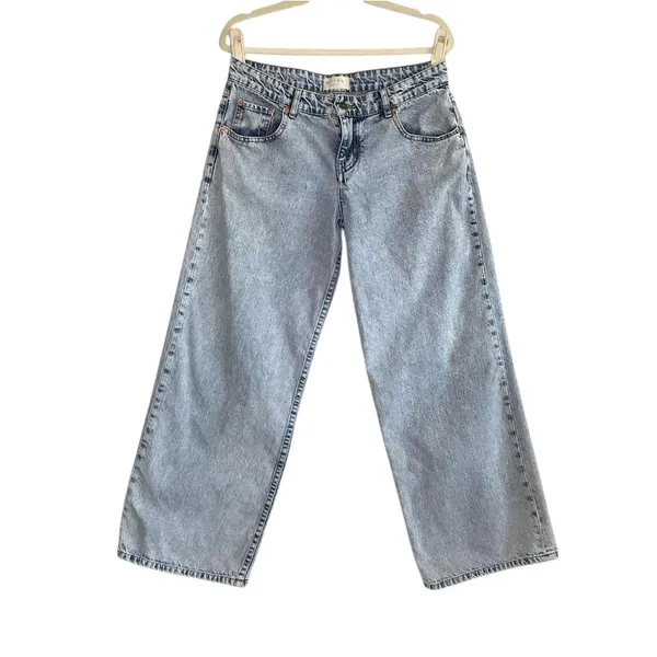 MOTEL Rocks Low-Rise Parallel Straight Jean W 30 Blue Everyday Prepy Stylish Y2K - Image 3