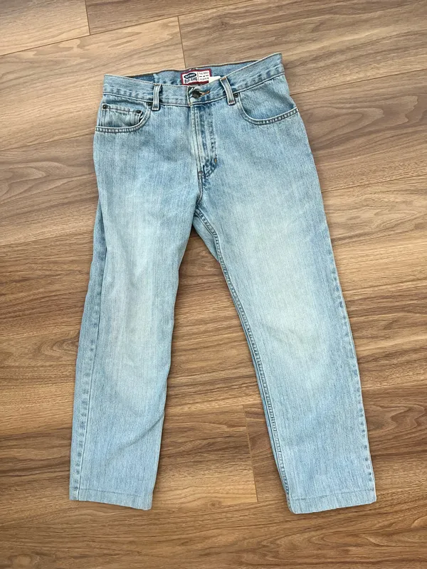 Old Navy Vintage Light Wash Straight Leg Jeans W29 L30 - Image 3