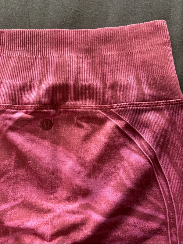 lululemon athletica Rose Pink Tie-Dye High-Rise Leggings - Image 8