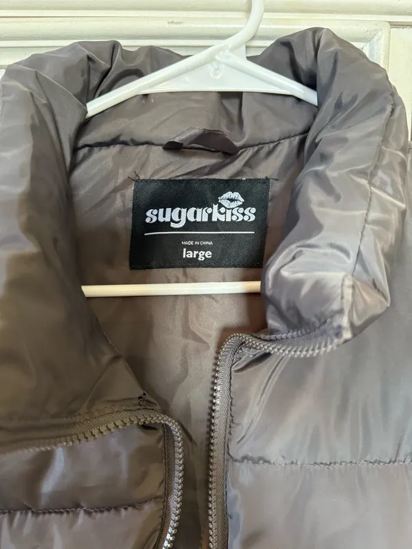 Puffer Vest Gray Size L - Image 2