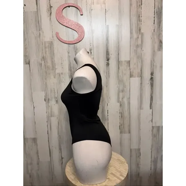 Black One-Shoulder Bodysuit Women’s Size S - Image 6