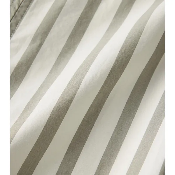 Haven Well Within Organic Cotton Poplin Stripe Tiered‎ Midi Dress Size Large - Image 4