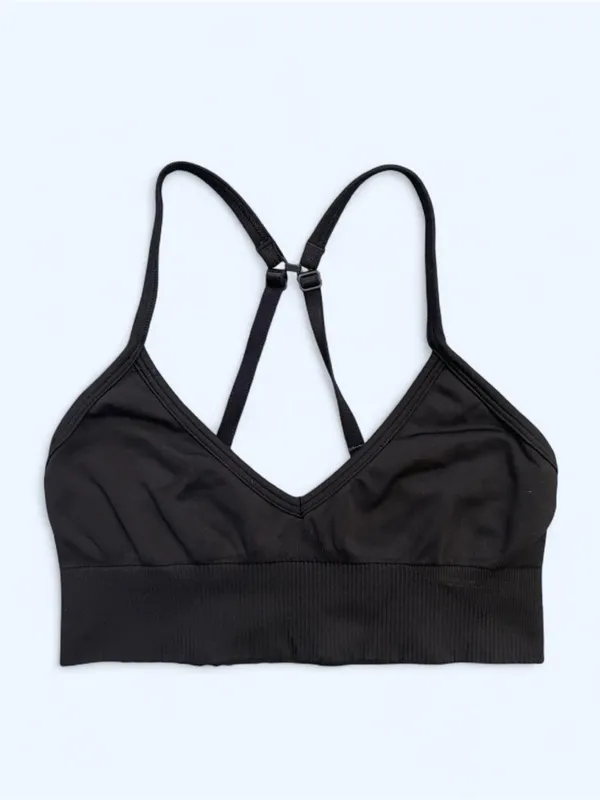 Lululemon Ebb to street sport bra black yoga activewear Pilates gym training 4 - Image 4