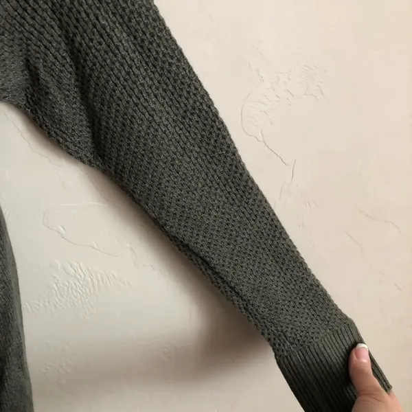 Loft Outlet Forest Green‎ Knit Sweater - Image 4