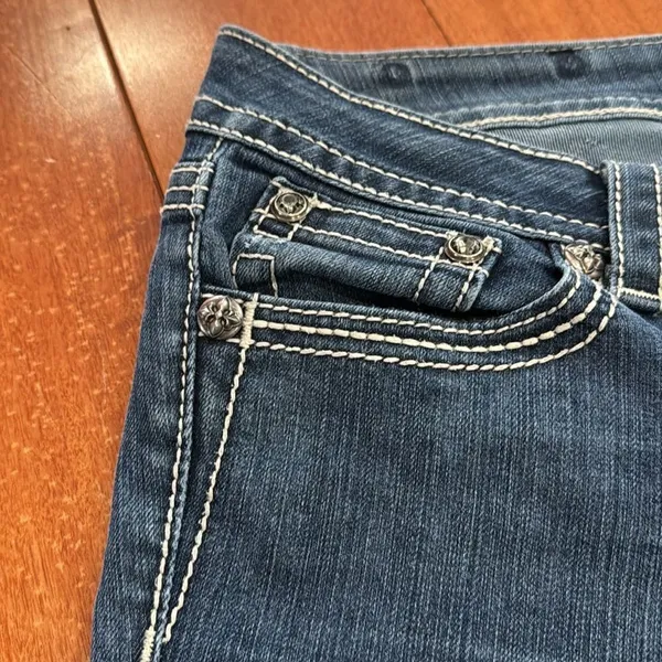Miss Me Rhinestone Embellished Straight Denim‎ Jeans size 29 - Image 12