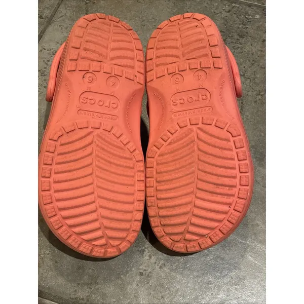CROCS Coral Waterproof Clog Sandals Shoes Unisex Size M4 W6 - Image 7