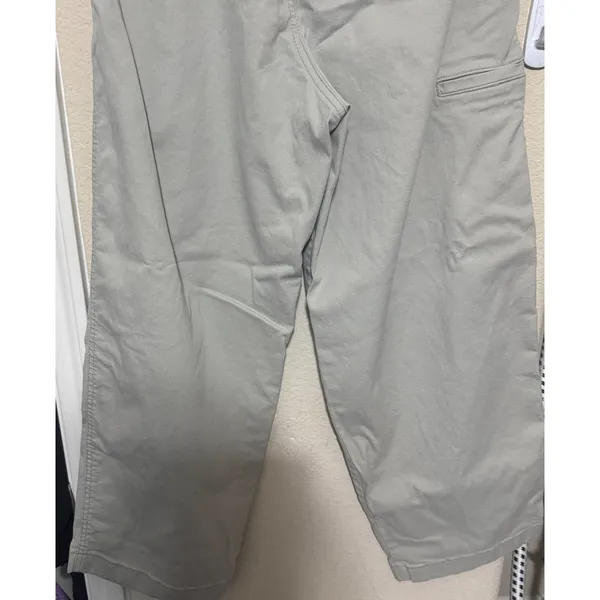 Hollister Baggy Skater Pants Womens S drawstring waist Tan Khaki Utility Surplus - Image 5