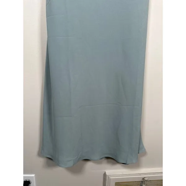 Show Me Your Mumu Verona Cowl Neck‎ Dress Deep Sage Chiffon Womens Size M - Image 5