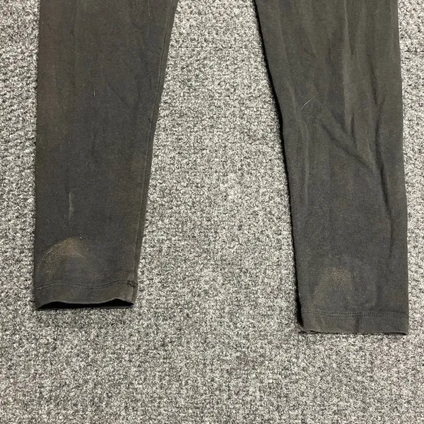 Victoria's Secret PINK Black Lace Silver Sparkle fold over leggings pants Y2K Sm - Image 3