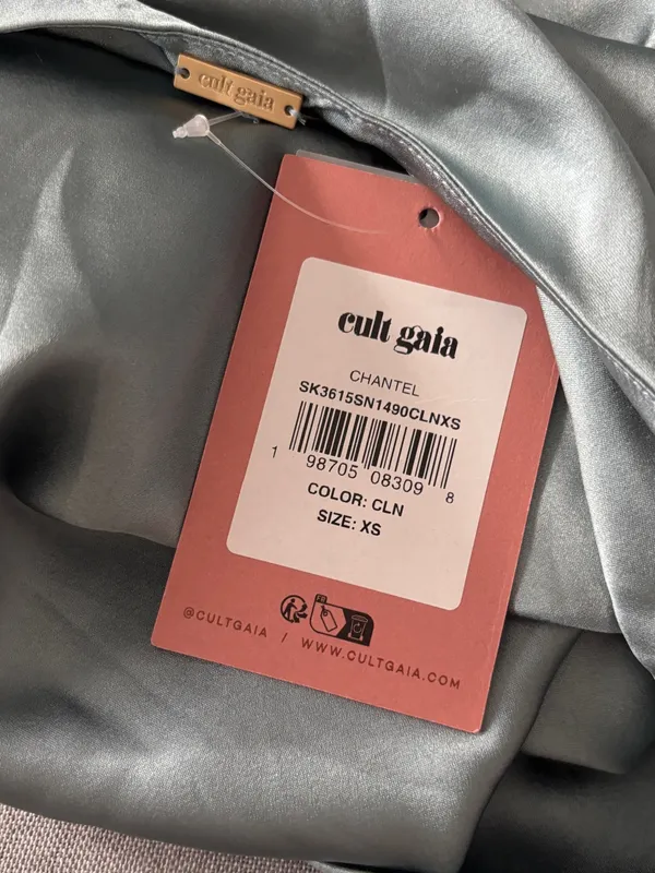 Cult Gaia Chantel Skirt in Celadon - Image 4
