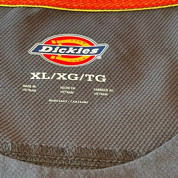 Dickies Dynamix grey‎ Scrub Top short sleeve size XL women's - Image 2