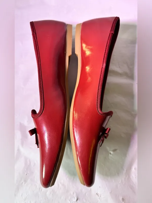 Patent Leather Bow Ballet Flat - Image 5