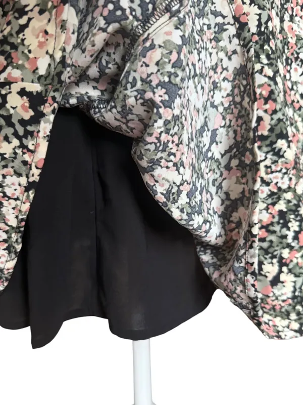 Abercrombie &‎ Fitch Square Neck Floral Mini Dress Sz L - Image 7
