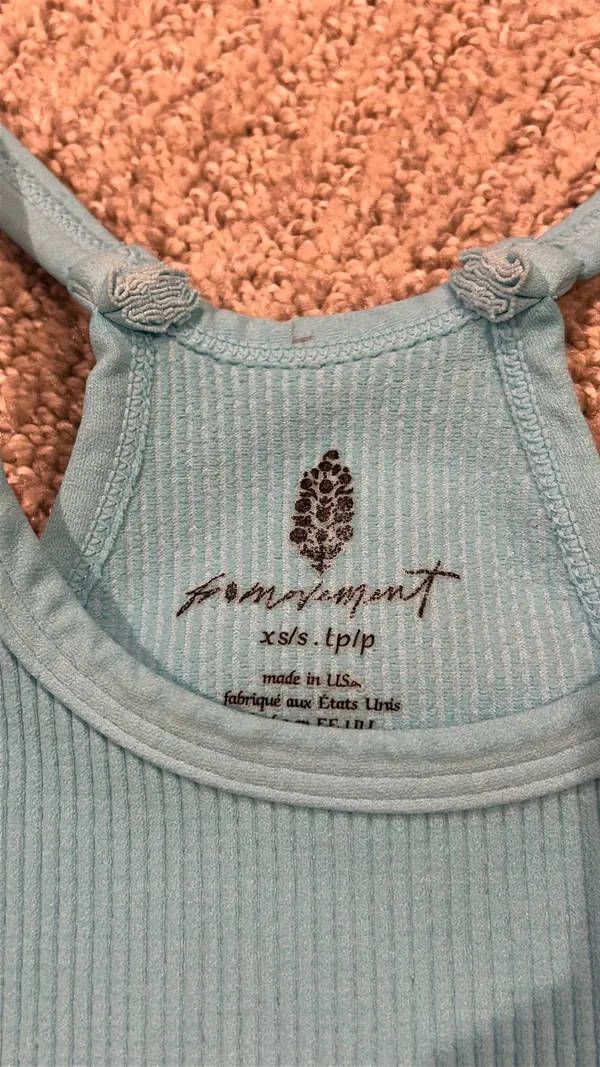 Free people movement tank top light blue - Image 2