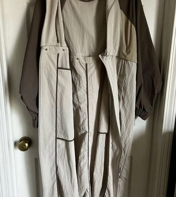 Zara 2 in 1 Parachute Jacket convertible full length coat rain waterproof - Image 11