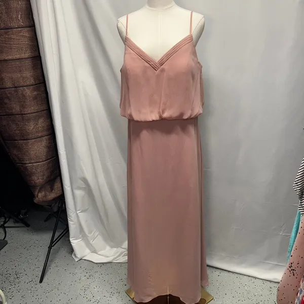 Azazie Rebecca Bridesmaid Dress Dusty Rose Pink‎ Custom Size Womens Wedding Prom - Image 2