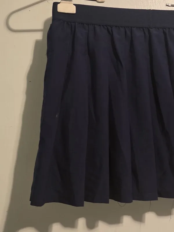 ALO Yoga Navy Pleated Skater Skort - Image 8