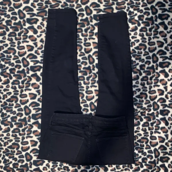 black denim skinny ankle jeans - Image 2