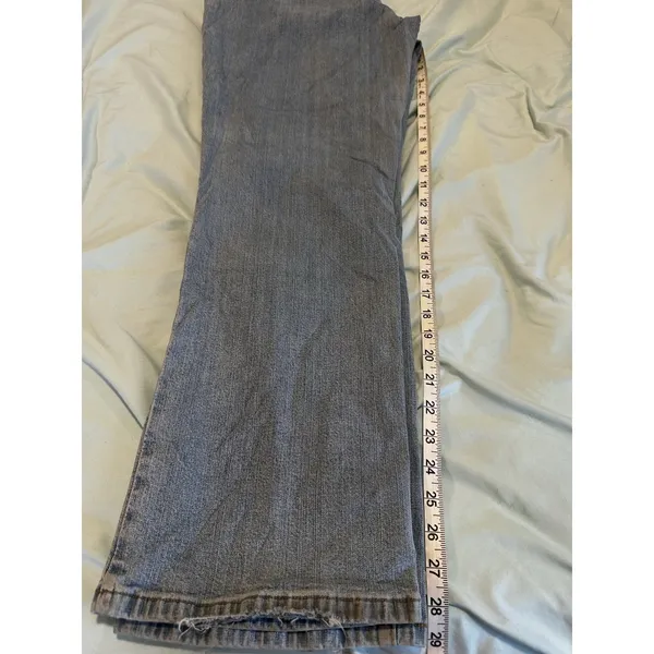 VTG Y2k Levi's 550 Jeans Women 18M Light Wash Relaxed Bootcut Grunge Streetwear - Image 3
