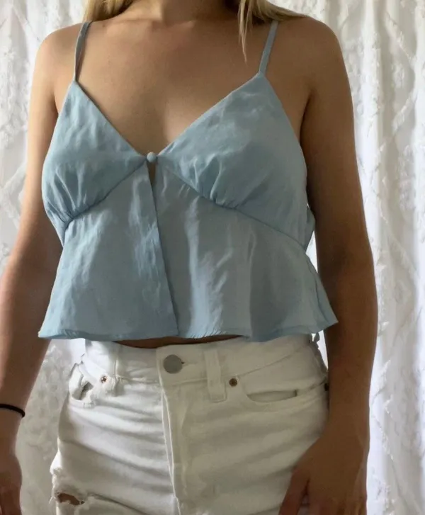 PacSun La Hearts Open Flowy Cropped Cami Top - Image 5